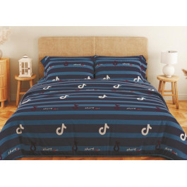 ТЕП Комплект постільної білизни  Soft dreams Line Blue двоспальний синій (2-03858_26457)