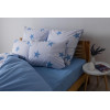 ТЕП Комплект постільної білизни  Сімейний 2 х 145x210 см Soft dreams Morning Star Blue Ранфорс (20000089 - зображення 3