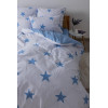 ТЕП Комплект постільної білизни  Двоспальний 175x210 см Soft dreams Morning Star Blue Ранфорс (200000890 - зображення 5