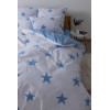 ТЕП Комплект постільної білизни  Сімейний 2 х 145x210 см Soft dreams Morning Star Blue Ранфорс (20000089 - зображення 5