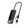 Cabletime USB Type-C to 4 Port USB 3.0 0.15 cm (CB03B) - зображення 1