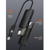 Cabletime USB Type-C to 4 Port USB 3.0 0.15 cm (CB03B) - зображення 3