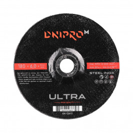 Dnipro-M Диск зачистний  ULTRA 180 мм 6,0 мм 22,2 мм