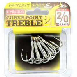 Shout! Curve Point Treble / 221CS / №2/0 / 5pcs