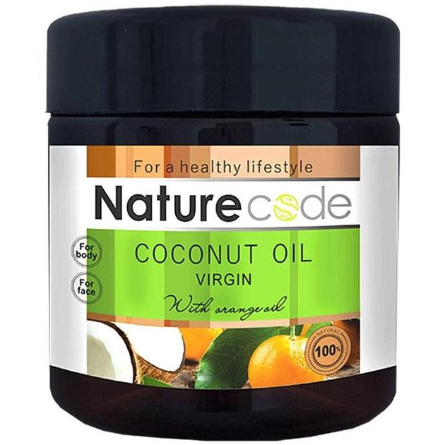 Nature Code Натуральна кокосова олія для тіла  з ефірною олією Апельсина 140 мл (4820205302695) - зображення 1