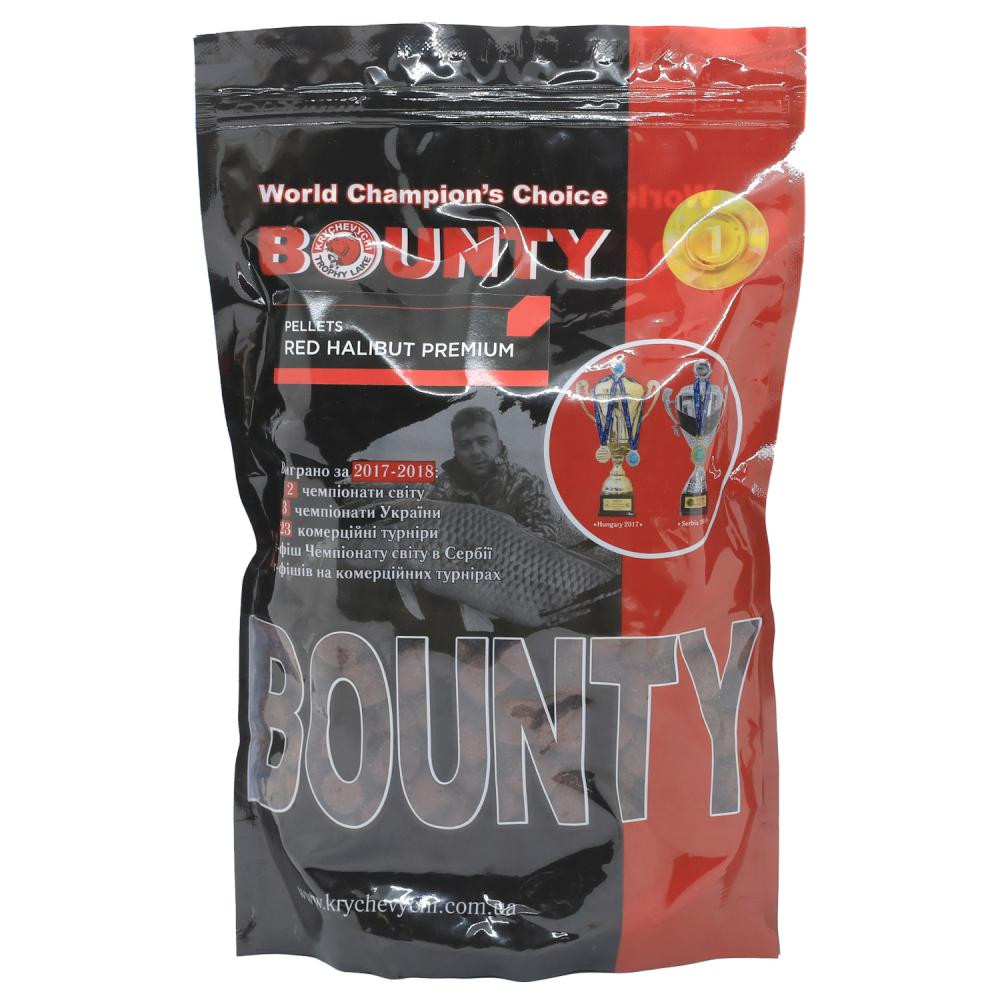 Bounty Pellets Red Halibut Premium / 20mm 800g - зображення 1