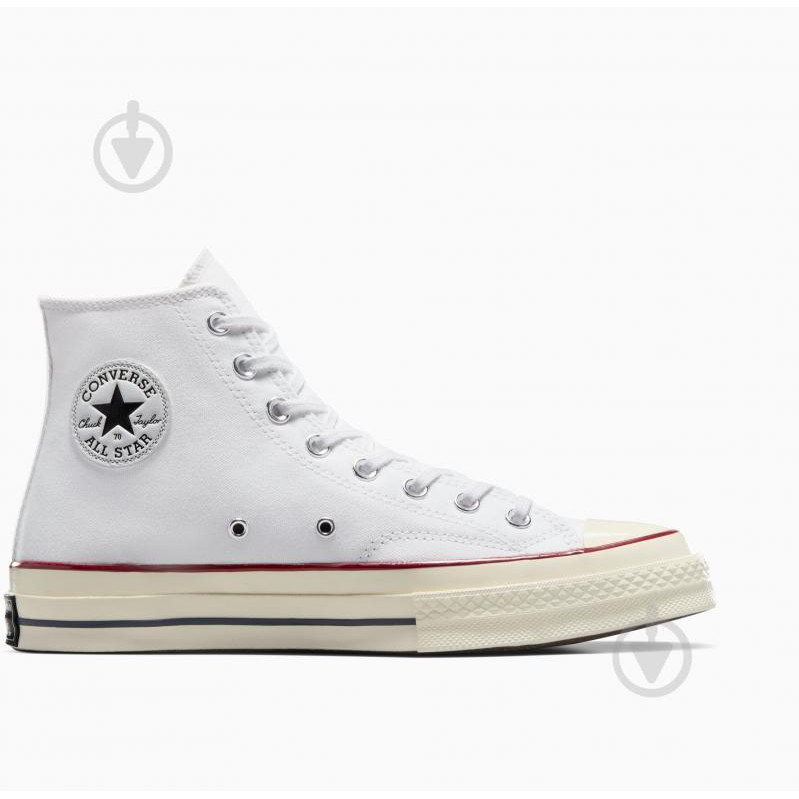 Converse Кеды  Chuck 70 Hi 162056C 41.5 (8) 26.5 см Белые (888755676622) - зображення 1