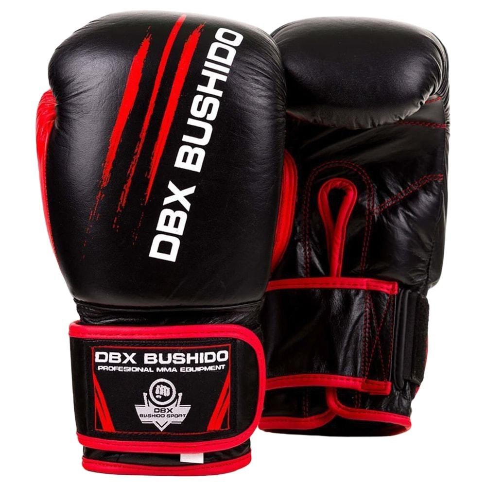 DBX Bushido Боксерські рукавиці ARB-415 10z чорний/червоний (ARB-415-10z) - зображення 1