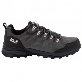   Jack Wolfskin Напівчеревики refugio texapore low m (4049851_6129) 9.5 Сірий, Чорний