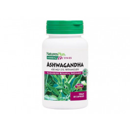 Nature's Plus Ашваганда  Herbal Actives 450 мг 60 вегетаріанських капсул (NTP7108)