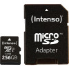 Intenso 256 GB MicroSDXC Class 10 UHS-I (U1) + SD-адаптер (3423492) - зображення 1