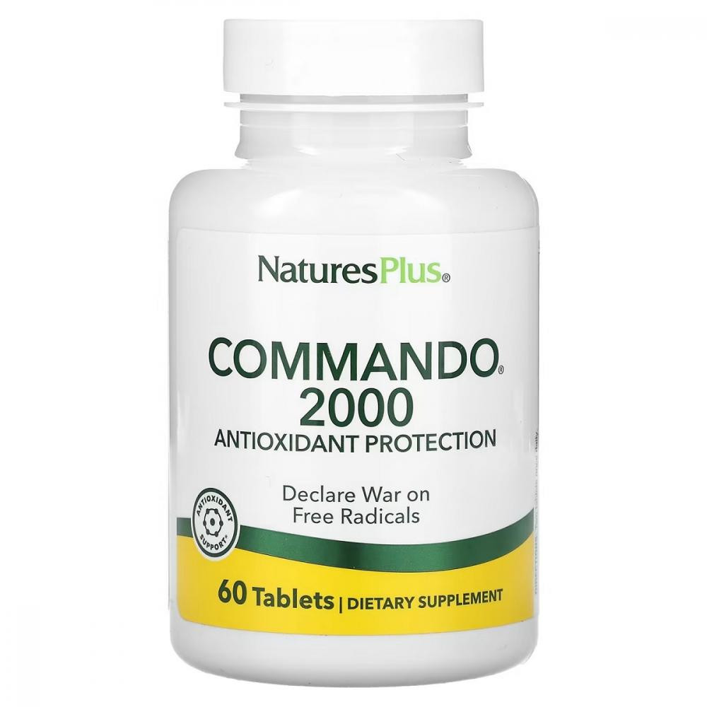 Nature's Plus Антиоксидантний захист  Commando 2000 60 таблеток (NTP4965) - зображення 1