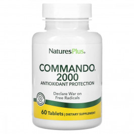 Nature's Plus Антиоксидантний захист  Commando 2000 60 таблеток (NTP4965)