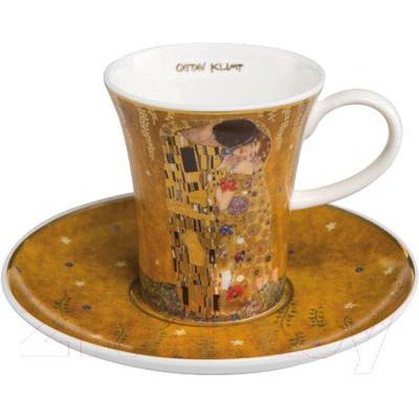Goebel Чашка для кави з блюдцем Gustav Klimt 100мл 67-011-61-1 - зображення 1