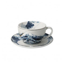Goebel Чашка для чаю з блюдцем Katsushika Hokusai 250мл 67-012-52-1