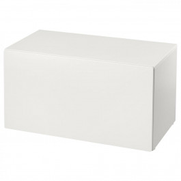IKEA SMASTAD Скамейка с контейнером для игрушек, белый / белый, 90x52x48 см (193.891.52)