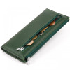 ST Leather Горизонтальний тонкий гаманець зі шкіри унісекс  19328 Зелений - зображення 4