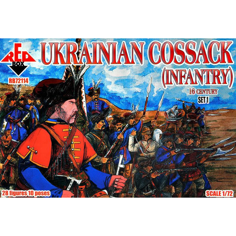 Red Box Украинская казачья пехота, 16 век, набор 1 (RB72114) - зображення 1