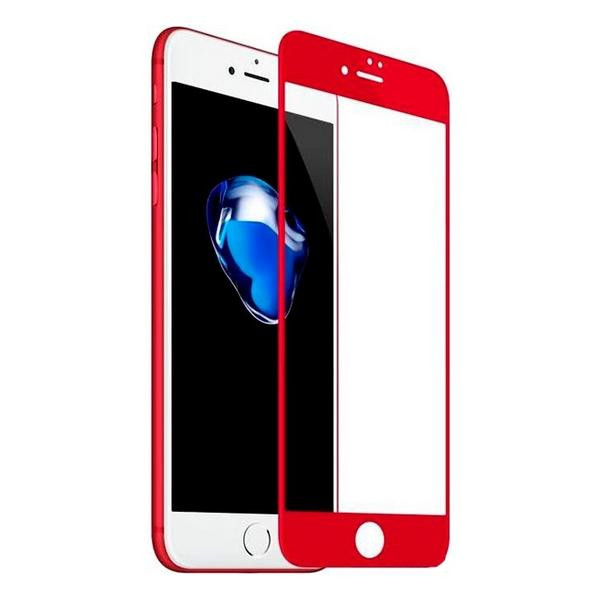 Baseus Tempered Glass Film 0.23mm 3D for iPhone 7 Plus Red (SGAPIPH7P-PE09) - зображення 1
