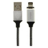 INKAX USB 2.0 AM to Lightning 1.0m CK-50 Black (F_72194) - зображення 1