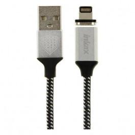 INKAX USB 2.0 AM to Lightning 1.0m CK-50 Black (F_72194)