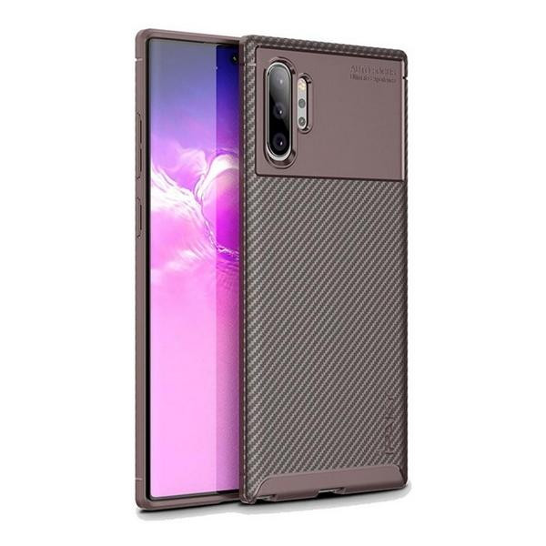 iPaky Carbon Fiber Series Samsung N975 Galaxy Note 10+ Coffee - зображення 1