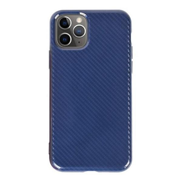 TOTO TPU Carbon Fiber 2,0mm Case Apple iPhone 11 Pro Navy Blue - зображення 1