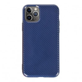 TOTO TPU Carbon Fiber 2,0mm Case Apple iPhone 11 Pro Navy Blue