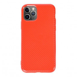   TOTO TPU Carbon Fiber 2,0mm Case Apple iPhone 11 Pro Red