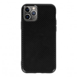   TOTO TPU Carbon Fiber 2,0mm Case Apple iPhone 11 Pro Max Black