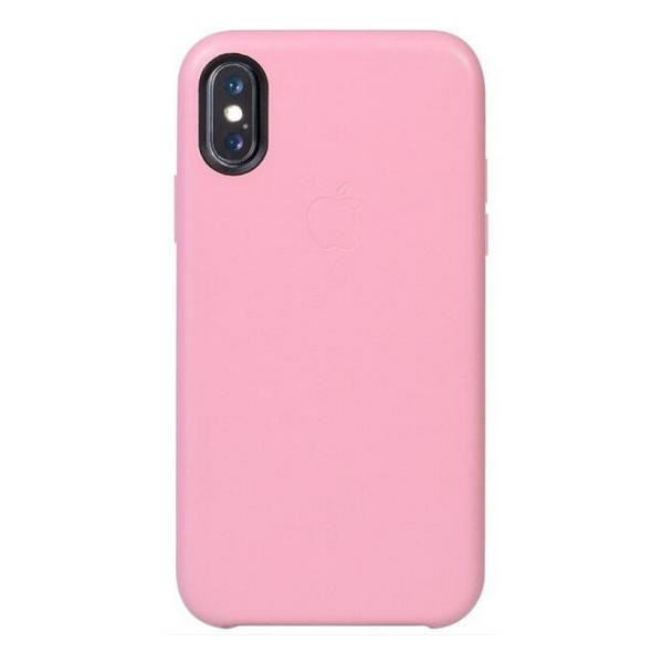 TOTO Leather Case Apple iPhone X/XS Pink - зображення 1