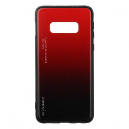 TOTO Gradient Glass Case Samsung Galaxy S10e Red