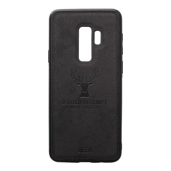 TOTO Deer Shell With Leather Effect Case Samsung Galaxy S9 Black - зображення 1