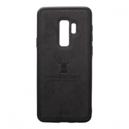 TOTO Deer Shell With Leather Effect Case Samsung Galaxy S9 Black