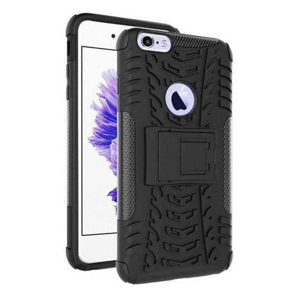 TOTO Dazzle Kickstand 2 in 1 Case Apple iPhone 6/6s Black - зображення 1