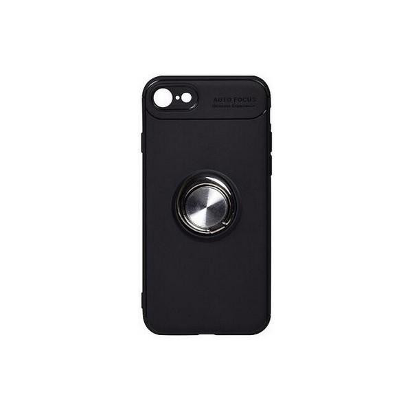TOTO Car Magnetic Ring TPU Case Apple iPhone 7/8 Black/Silver - зображення 1