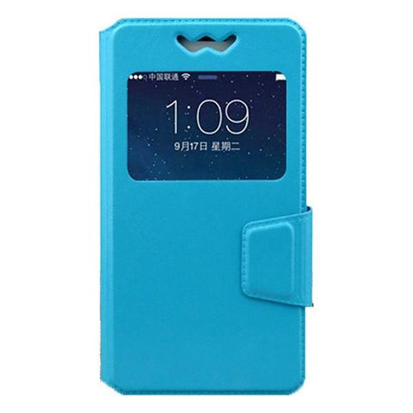 TOTO Book Silicone Slide Universal Cover With Window 4.5'-4.8' Blue - зображення 1