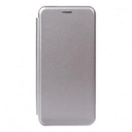 TOTO Book Rounded Leather Case Samsung Galaxy M20 Gray