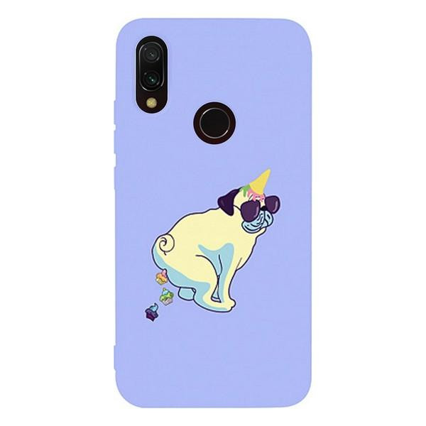 TOTO Matt TPU 2mm Print Case Xiaomi Redmi 7 #77 Kakedog Light Purple - зображення 1