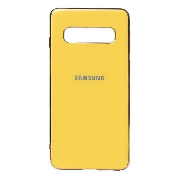 TOTO Electroplate TPU Case Samsung Galaxy S10 Yellow - зображення 1