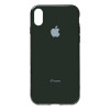 TOTO Electroplate TPU Case iPhone XS Max Olive Green - зображення 1