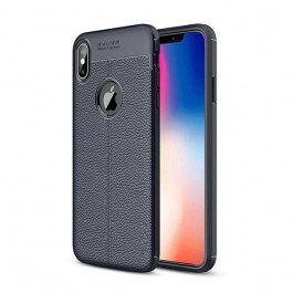 iPaky Litchi Stria Series iPhone X/XS Blue