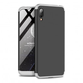GKK 3 in 1 Hard PC Case Huawei Y6 2019 Silver/Black