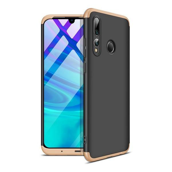 GKK 3 in 1 Hard PC Case Huawei P Smart+ 2019 Gold/Black - зображення 1