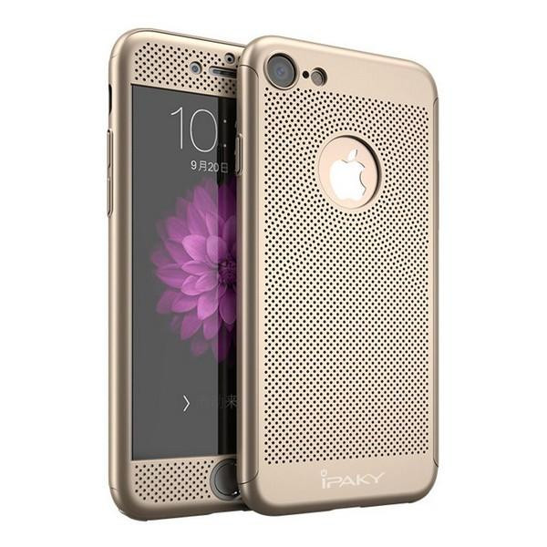 iPaky 360°Protection PC Case with heat-dissipation design iPhone 7 Gold - зображення 1