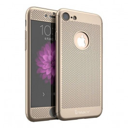 iPaky 360°Protection PC Case with heat-dissipation design iPhone 7 Gold