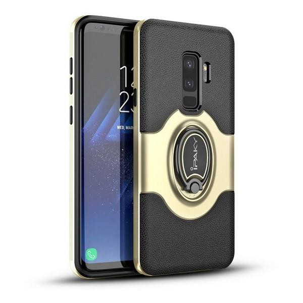 iPaky 360° Free Rotation Ring Holder case Samsung G960 Galaxy S9 Gold - зображення 1