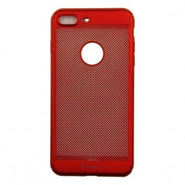 iPaky 360 Mesh PC Heat Dissipation cover case 3 in 1 iPhone 7 Plus Red