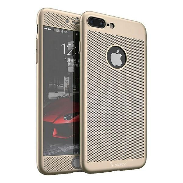 iPaky 360 Mesh PC Heat Dissipation cover case 3 in 1 iPhone 7 Plus Gold - зображення 1