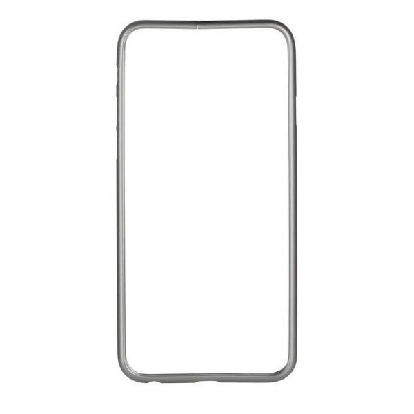 TOTO Super thin metal bumper cases iPhone 6 plus Silver - зображення 1